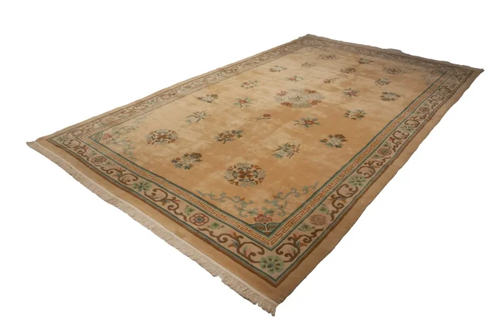 10.5×17.5 Vintage Japanese Peking Design Carpet
