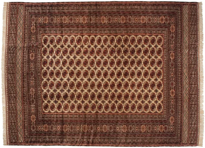 12×15.5 Vintage Fine Bokhara Carpet