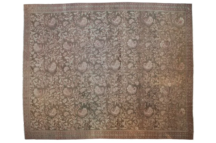 12×15 Vintage Distressed Malayer Carpet