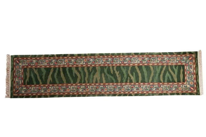 2.5×12 Vintage Indian Arts And Crafts Design Rug Runner