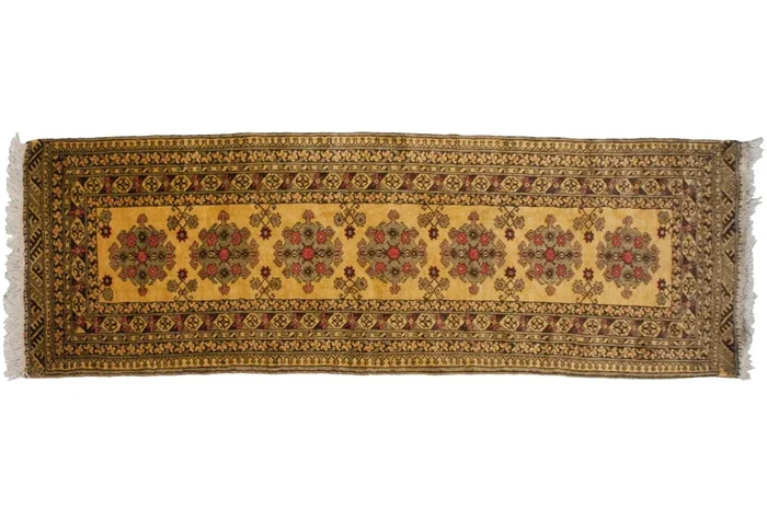 2.5×9.5 Vintage Daulatabad Rug Runner