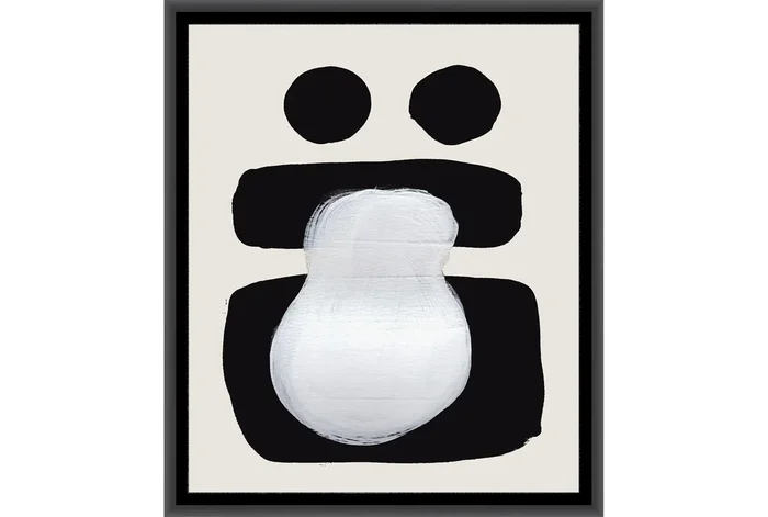 21X25 Modern Objects IV With Black Frame | Vertical | Framed Art | Print | Abstract
