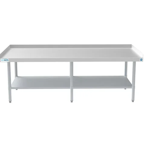30″ x 72″ 16-Gauge Stainless Steel Equipment Stand with Galvanized Undershelf, EQT-163072.