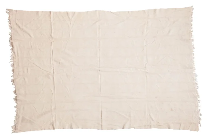 4×6 Natural African Textile Throw
