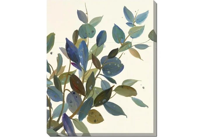 40X50 Watercolor Eucalyptus II Gallery Wrap Canvas | Vertical | Botanical | Print | Canvas Art