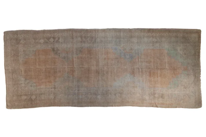 5×12.5 Vintage Distressed Oushak Rug Runner