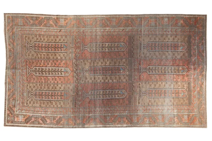 5.5×10 Vintage Distressed Belouch Carpet