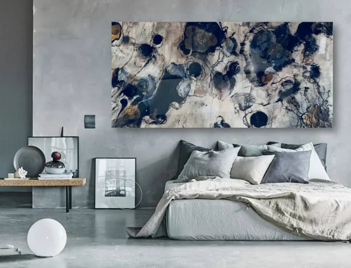 ‘GLACIER’ – Luxury Epoxy Resin Abstract Artwork – Paintings