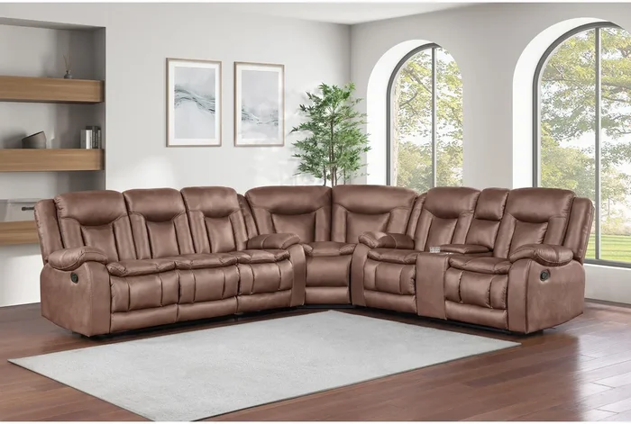 Alaya Brown 3 Piece Sectional
