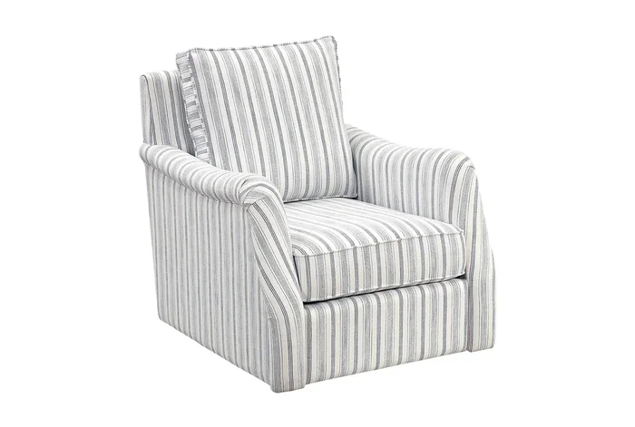 Alden Off White Swivel Chair