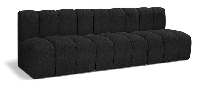 Arc – Boucle Fabric 3 Seats Modular Sofa