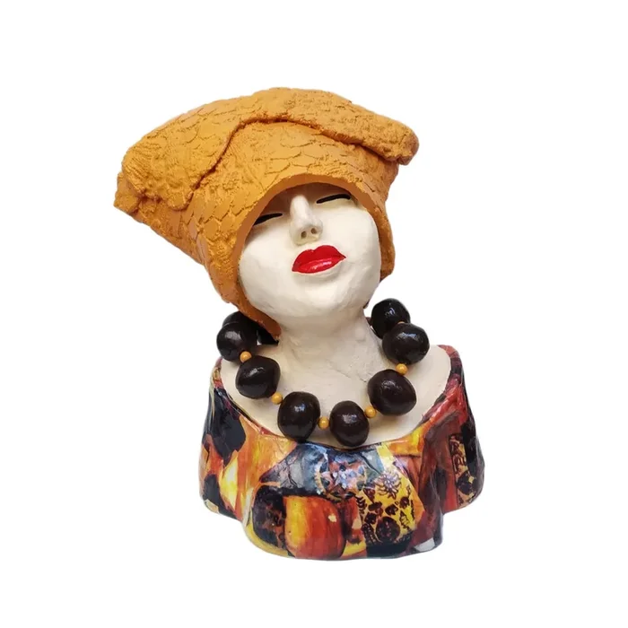 Art Object ‘Madame Chique’ Ochre by Jeannie Hoovers
