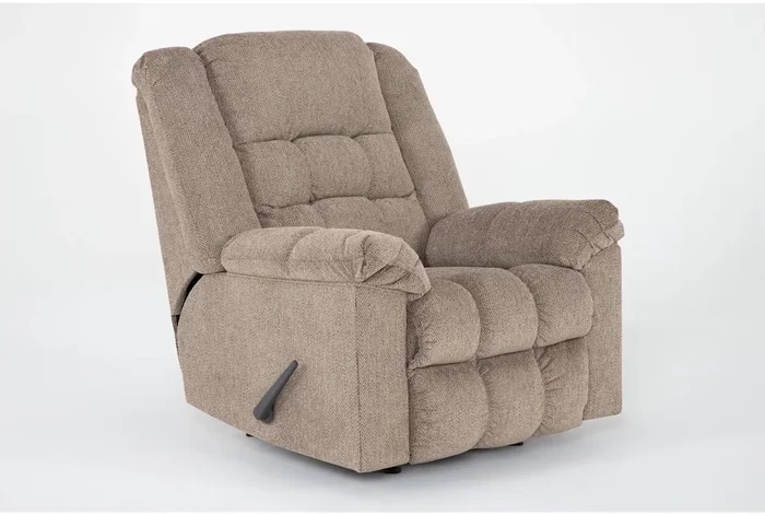 Beaufort Briar Beige Manual Rocker Recliner