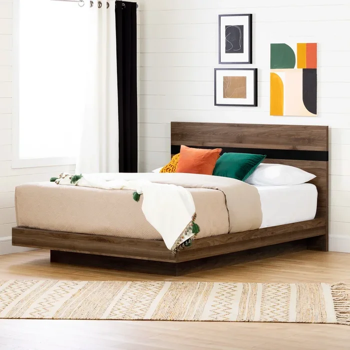 Bed Set – Platform Bed and Headboard kit – Flam