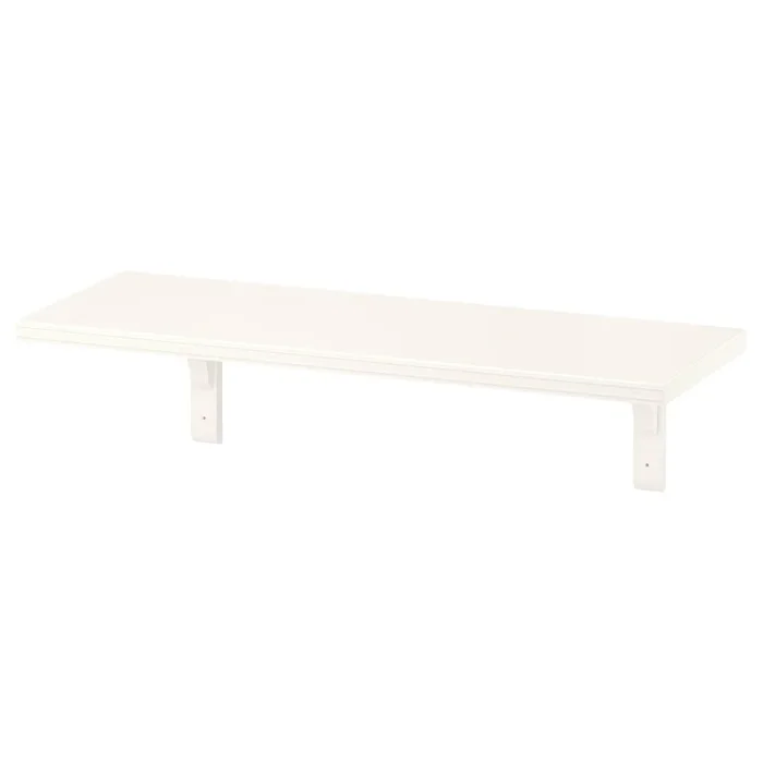 BERGSHULT / RAMSHULT Wall shelf, white, 80×30 cm (31 1/2×11 3/4 “)