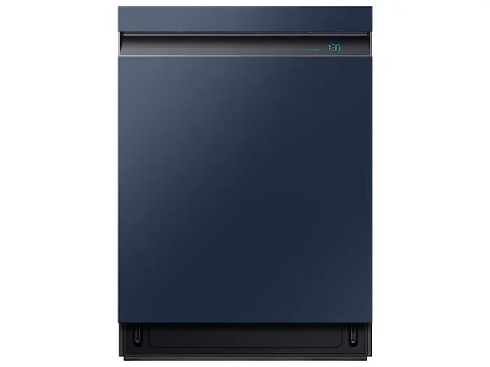 Bespoke Smart 39dBA Dishwasher with Linear Wash in Fingerprint Resistant Navy Steel – (DW80R9950QN)