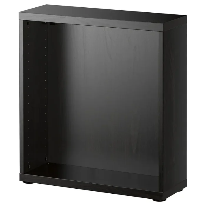 BESTÅ Frame, black-brown, 60x20x64 cm (23 5/8×7 7/8×25 1/4 “)