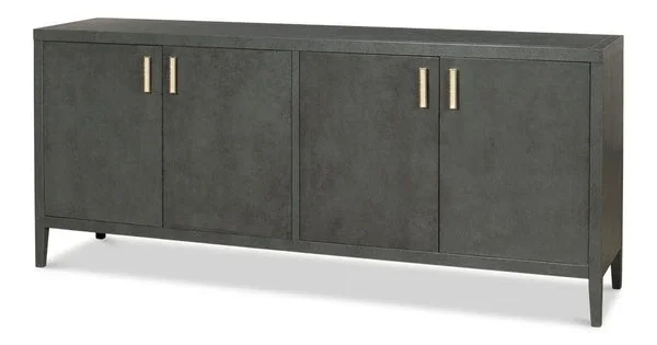 Blanco 4 Door Buffet – Stone Grey
