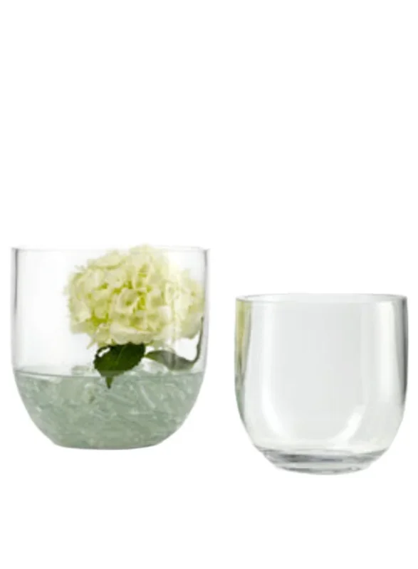 Bowl Glass Vase, in 2 Sizes