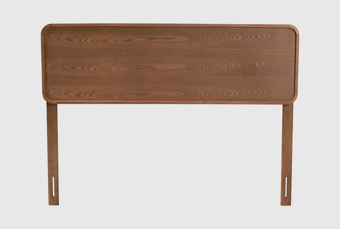 Camdyn Queen Walnut Brown Finish Wood Headboard