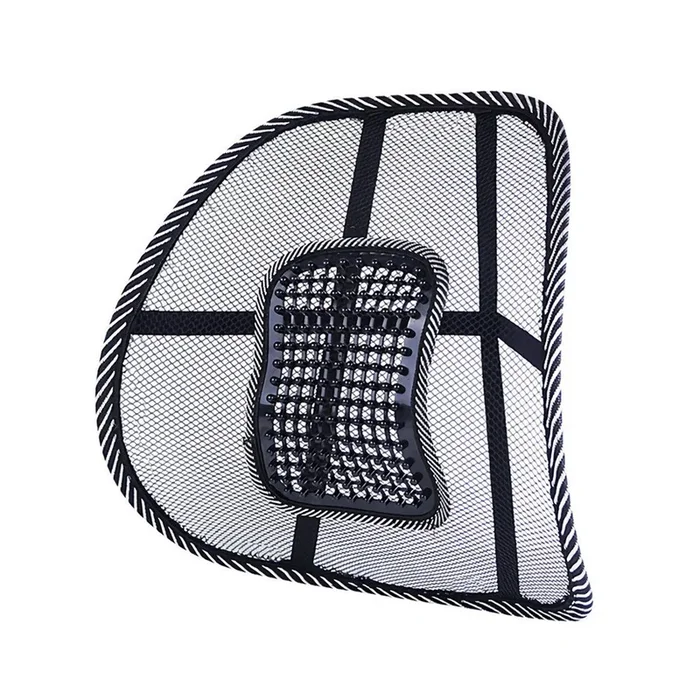 Car Seat Cushion Breathable Summer Mesh Back Massager Lumber waist Support For Office Chair Car Seat Home Office Supplies