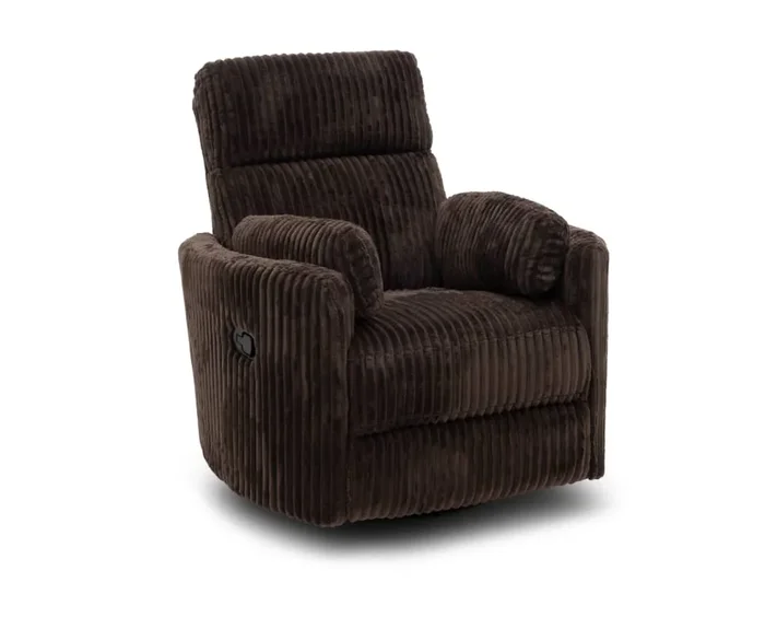 Cooper Fur Swivel Glider Recliner