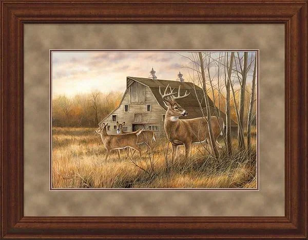 Deserted Farmstead – Whitetail Deer – Limited Edition Paper
