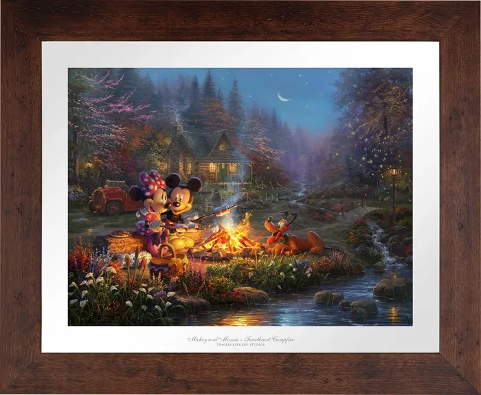 Disney Mickey and Minnie – Sweetheart Campfire – Limited Edition Paper