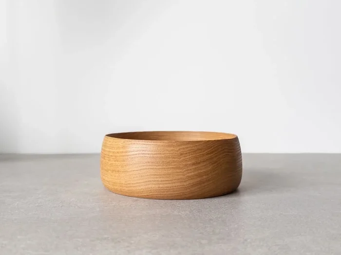 F-Bowl Wooden – Naturel Kestane – Dinnerware