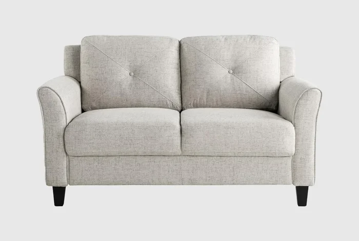Hartford Beige Fabric 56″ Loveseat