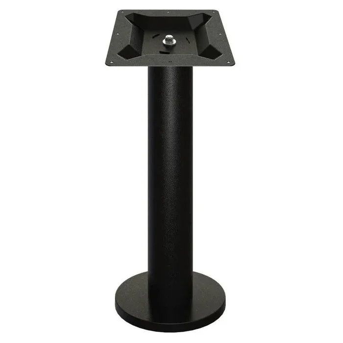 Heavy Duty Bolt Down Black Zinc Coated Outdoor Table Bases