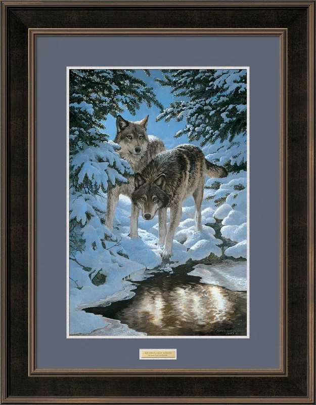 Icy Dawn-Gray Wolves – Limited Edition Paper