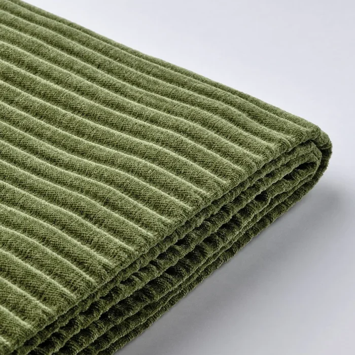 JÄTTEBO Cover for armrest, Samsala dark yellow-green