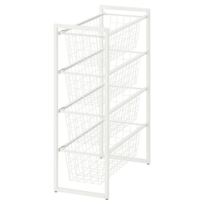 JONAXEL Storage combination, white, 25x51x70 cm (9 7/8×20 1/8×27 1/2 “)