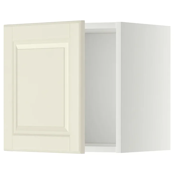 METOD Wall cabinet, white/Bodbyn off-white, 40x37x40 cm (16x15x16 “)