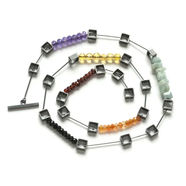 Multi Squares Chain Necklace
