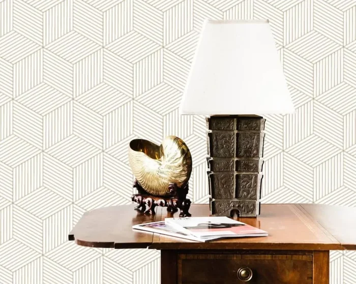 Nelson Table Lamp in Archaic Bronze