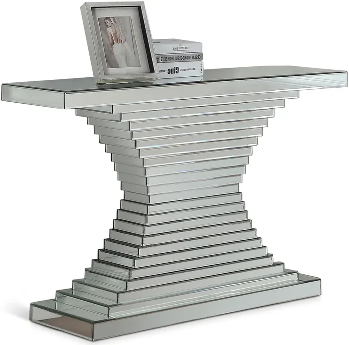 Nexus – Console Table – Pearl Silver