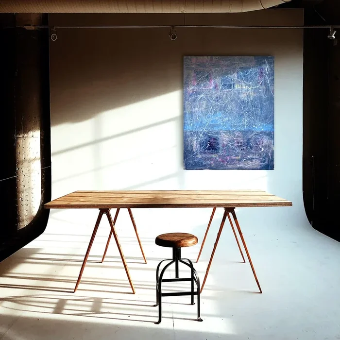 NYC February 12, 2006 – part two | 39×31 | Large Abstract – Paintings
