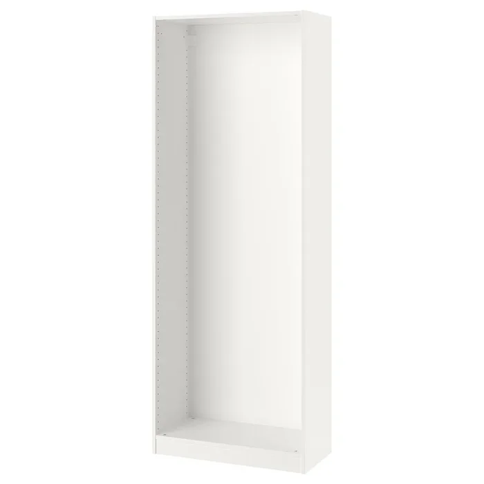PAX Wardrobe frame, white, 75x35x201 cm (29 1/2×13 3/4×79 1/8 “)