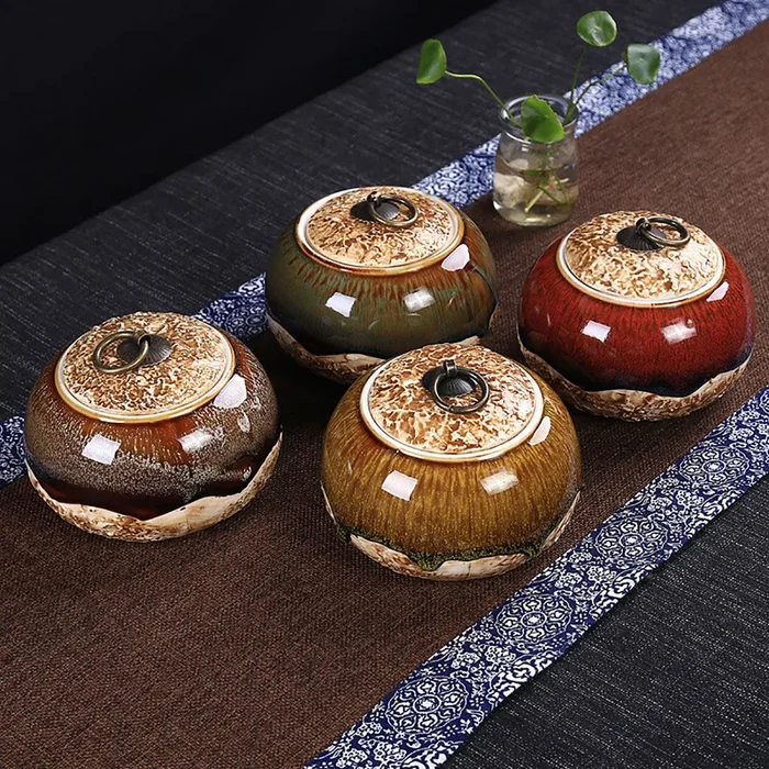 Pet Cremation Ceramics Memorial Urn Jar for Cat Dog Ashes Keepsake Storage Box