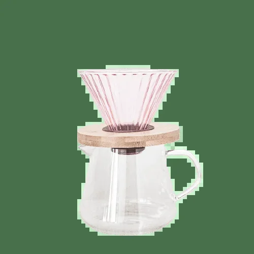 Pink Pastel Pour Over Set – Drinkware