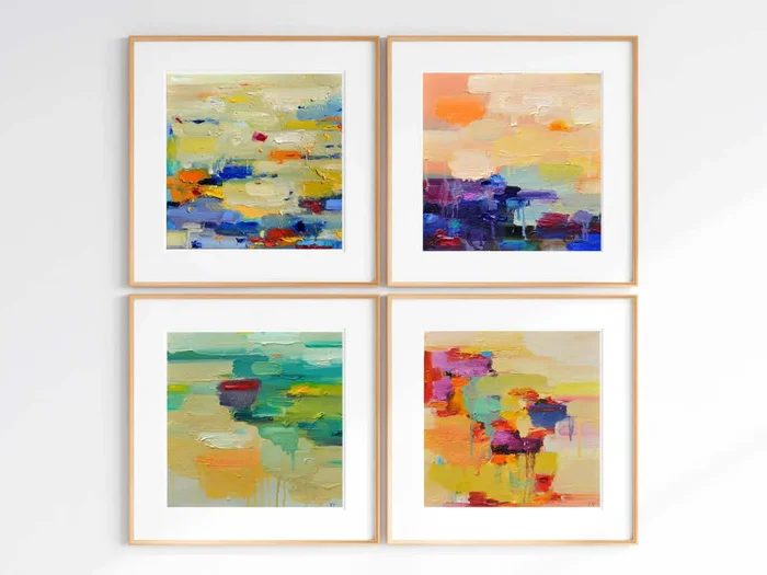 set of four giclee prints