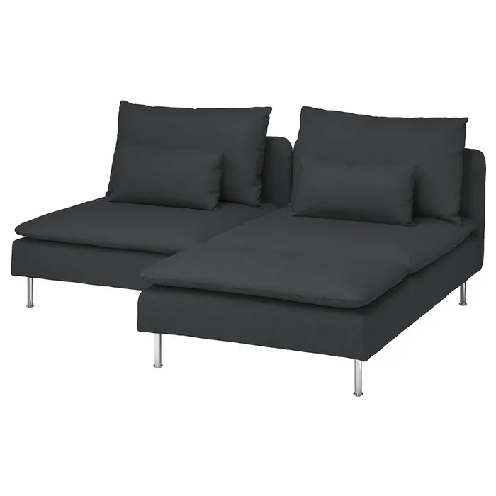 SÖDERHAMN Sectional, 3 seat, Fridtuna dark gray