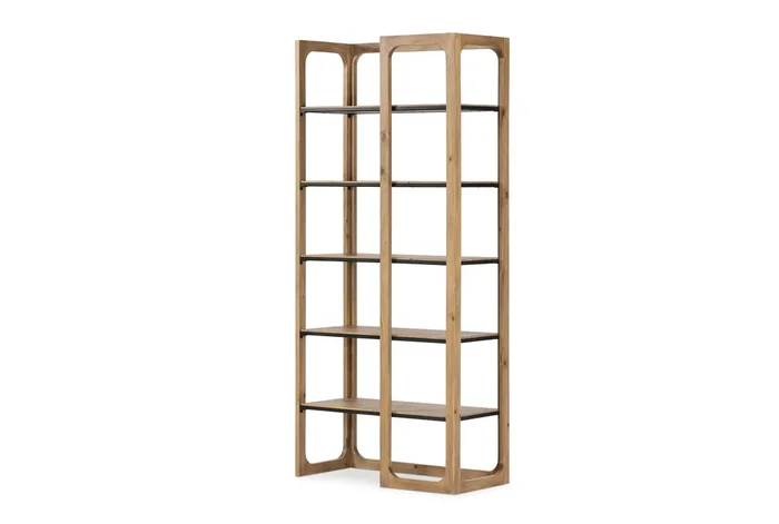 Solid Pine Reversible Bookcase