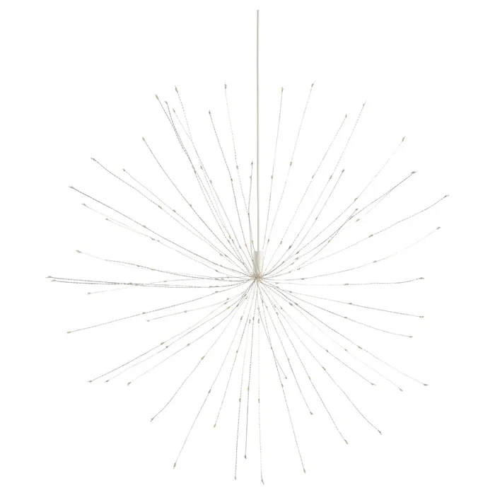 STRÅLA LED pendant lamp, sparkler/battery operated