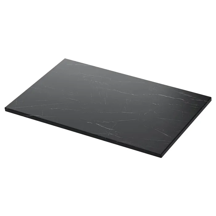 TOLKEN Countertop, black marble effect/foliated board, 82×49 cm (32 1/4×19 1/4 “)