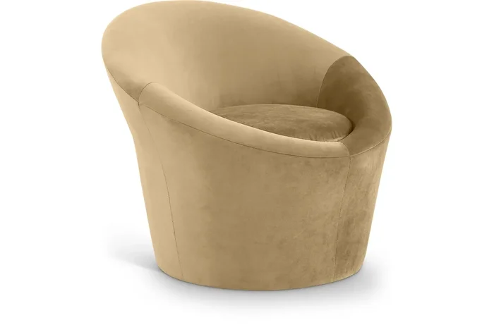 Tristan Camel Velvet Accent Chair