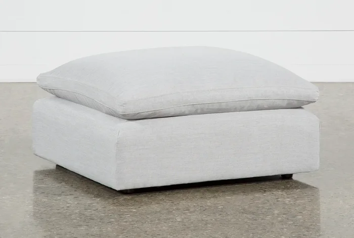 Utopia 36″ Fabric Cloud Square Ottoman