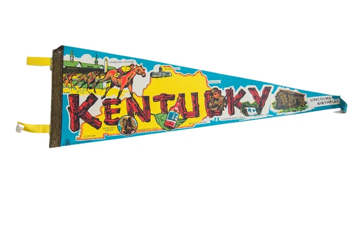 Vintage Kentucky Flag Pennant